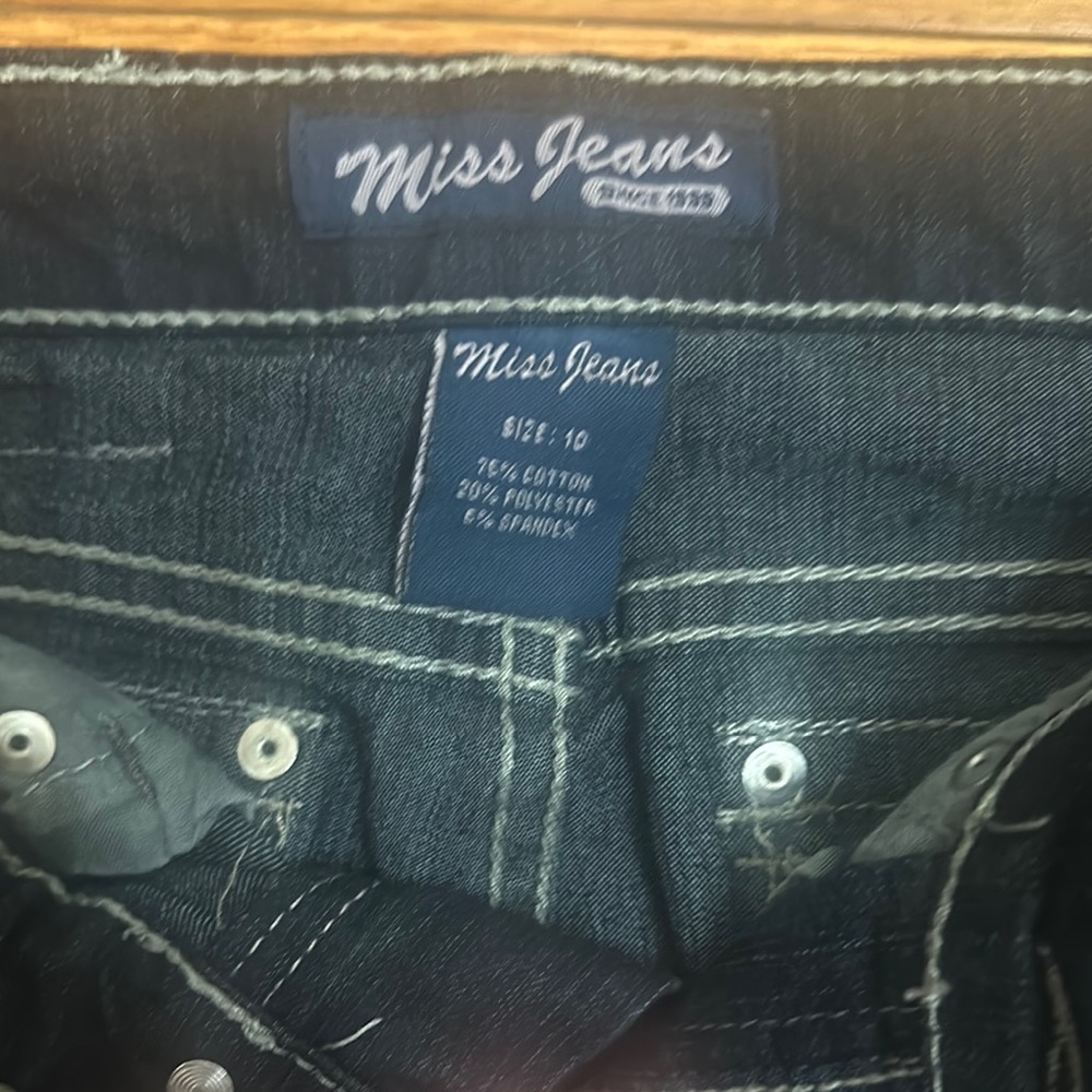 Miss Me Dark Wash Embellished Jeans - Picture 3 of 3